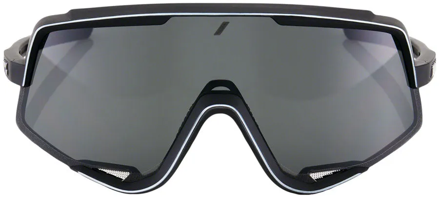 100% Glendale Sunglasses - Soft Tact Black, Smoke Lens