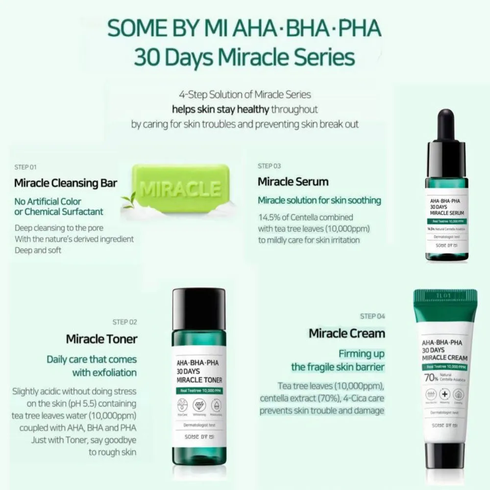 AHA BHA PHA 30 Days Miracle Toner