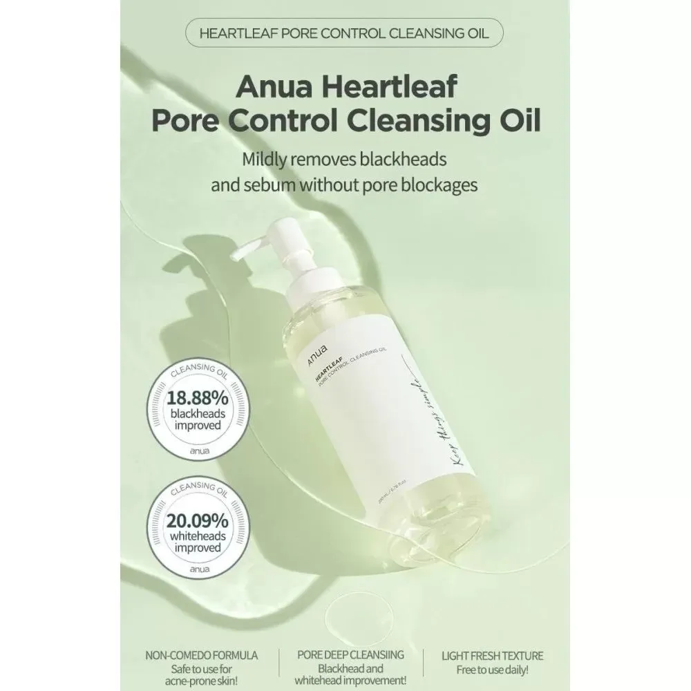 Anua Heartleaf Pore Control Keep Things Simple Cleansing Oil 200Ml