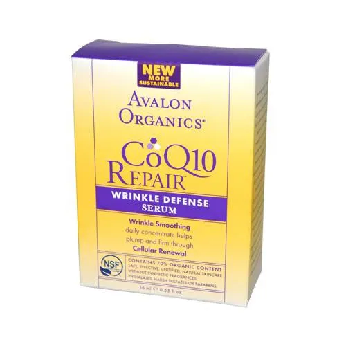 Avalon Organics Coq10 Repair Wrinkle Defense Serum - 0.55 Fl Oz