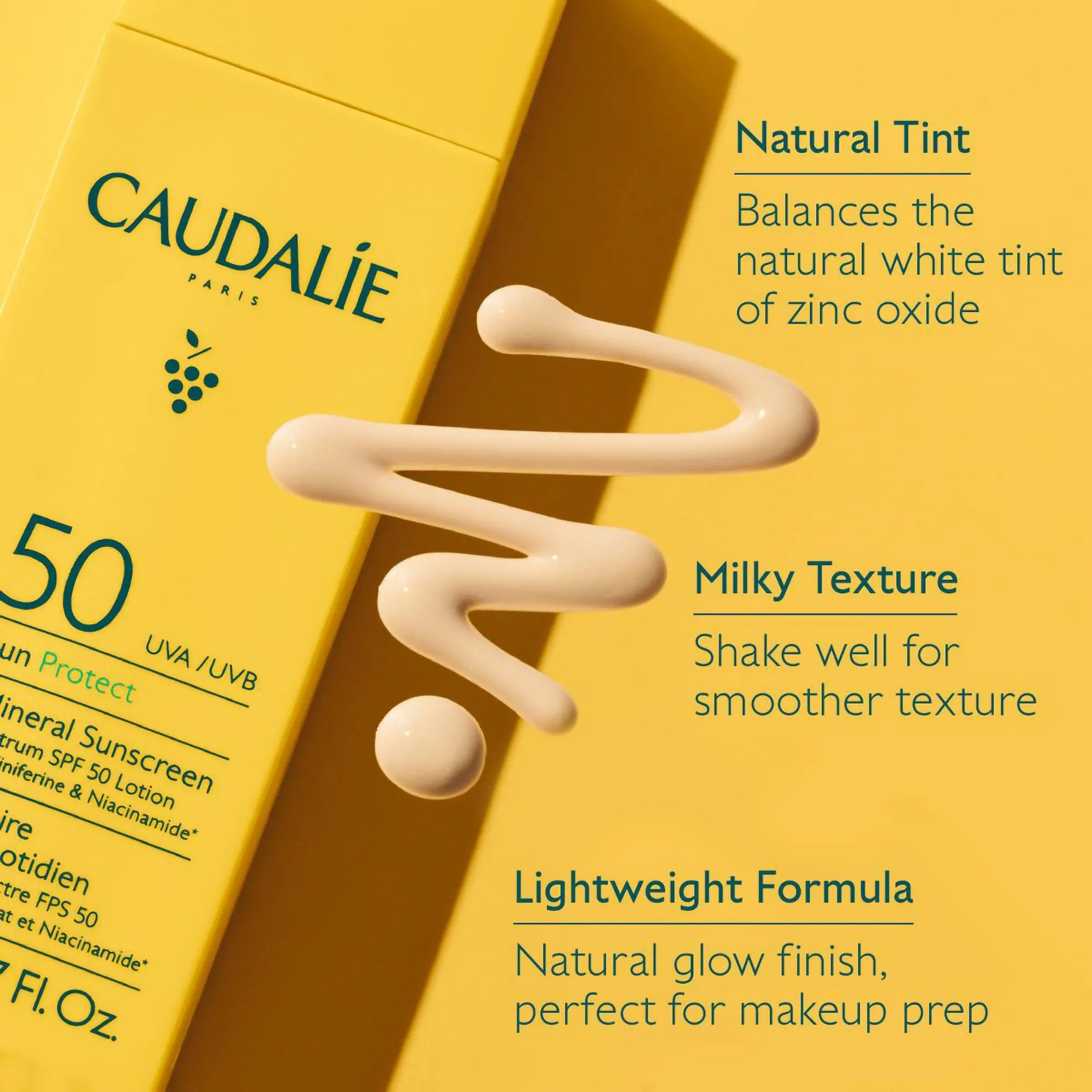 Caudalie Vinosun Daily Mineral Sunscreen SPF 50