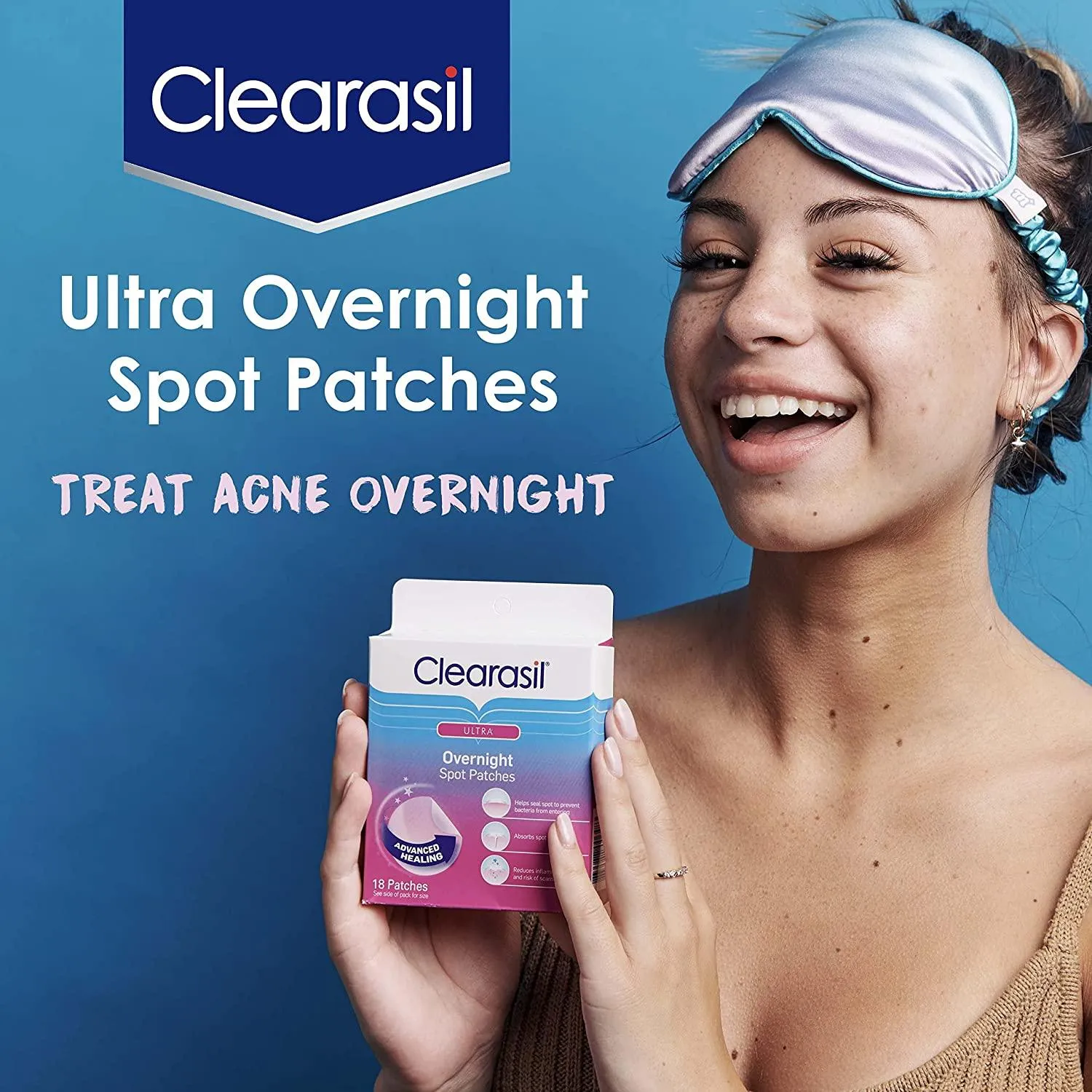 Clearasil Ultra Overnight Spot Patches 18 Each