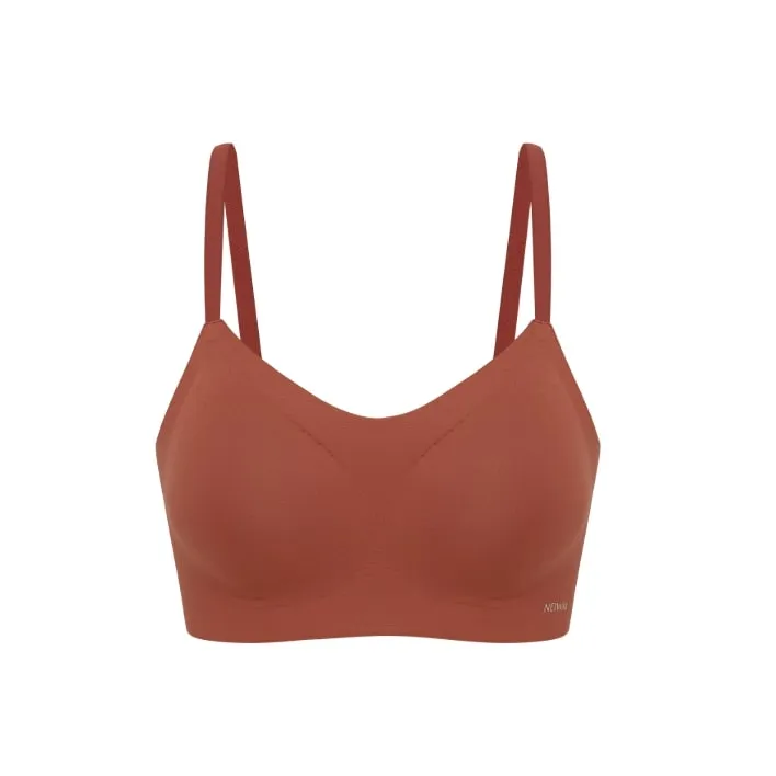 Cotton Barely Zero Spaghetti Strap Bra