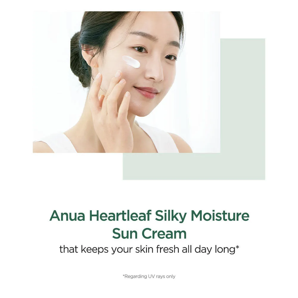 Heartleaf Silky Moisture Sun Cream SPF 50  PA    