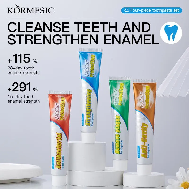 KORMESIC natural ingredients oral health care your teeth feeling & cleaning Green Toothpaste