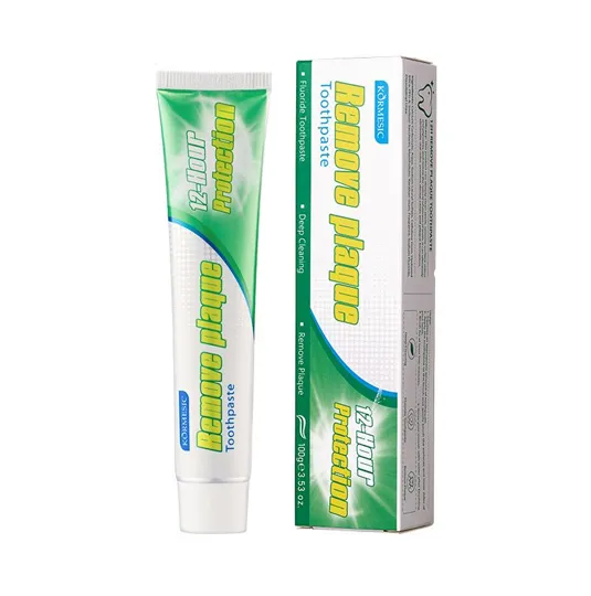 KORMESIC natural ingredients oral health care your teeth feeling & cleaning Green Toothpaste