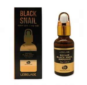 LEBELAGE Repair Black Snail Ampoule 30g Sensitive Skincare Elasticity Moisture Anti Wrinkles