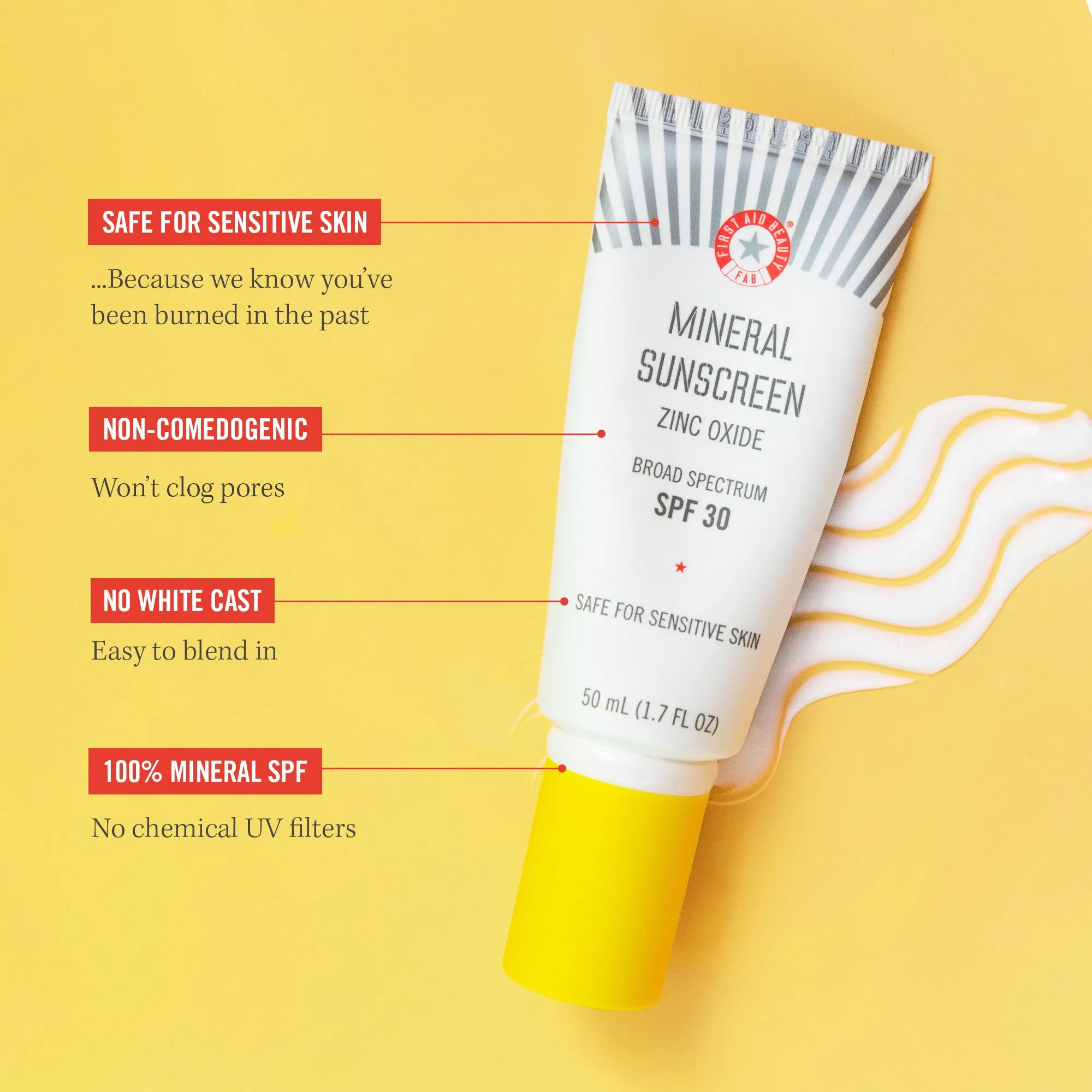 Mineral Sunscreen Zinc Oxide Broad Spectrum SPF 30