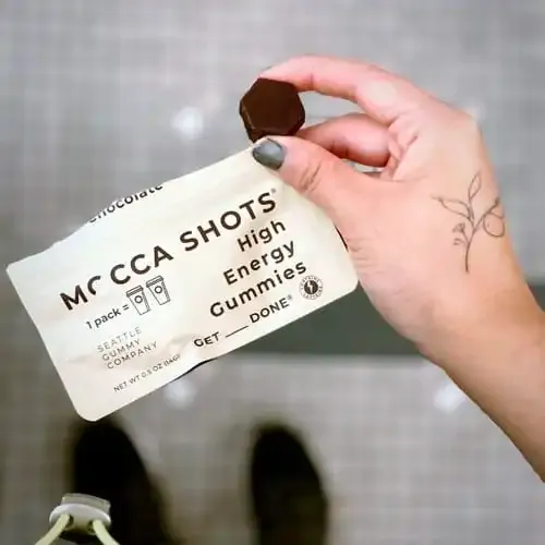 Mocca Shots: High Energy Gummies with Caffeine by Seattle Gummy Company