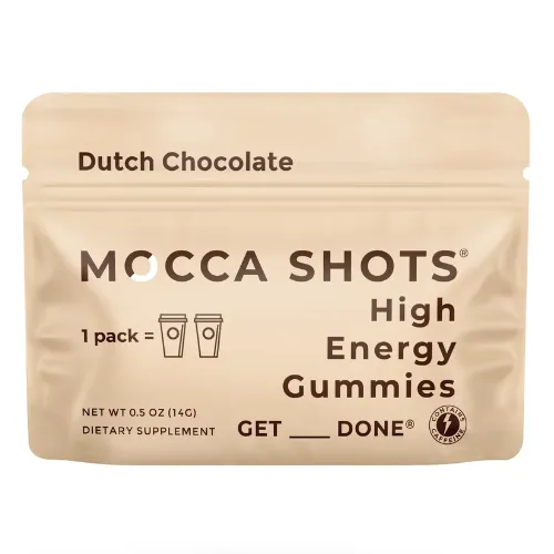 Mocca Shots: High Energy Gummies with Caffeine by Seattle Gummy Company