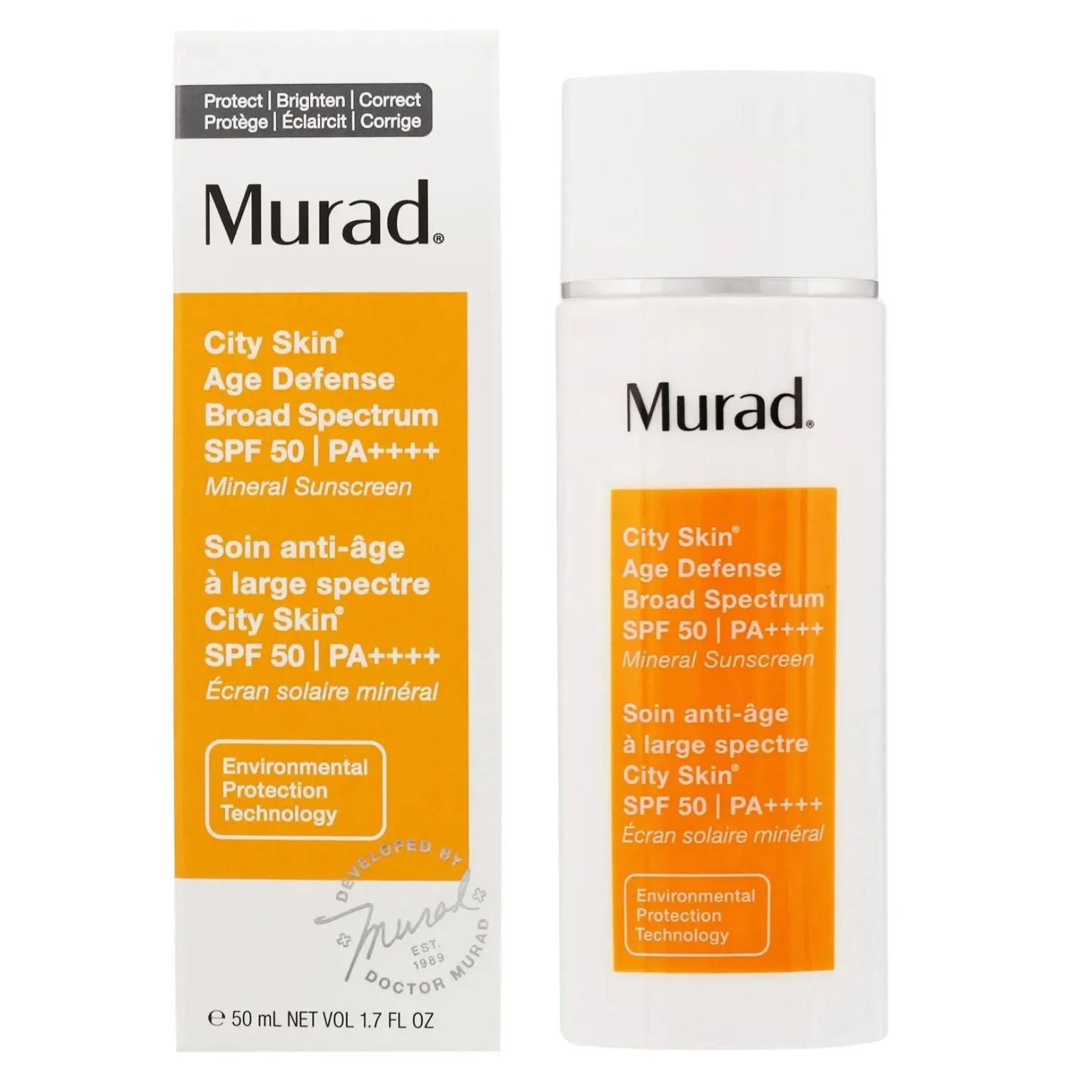 Murad | City Skin Age Defense Broad Spectrum SPF50 PA      50ml