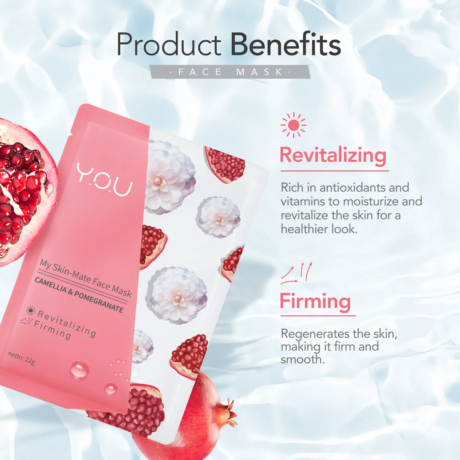 My Skin-Mate Face Mask Camellia&Pomegranate