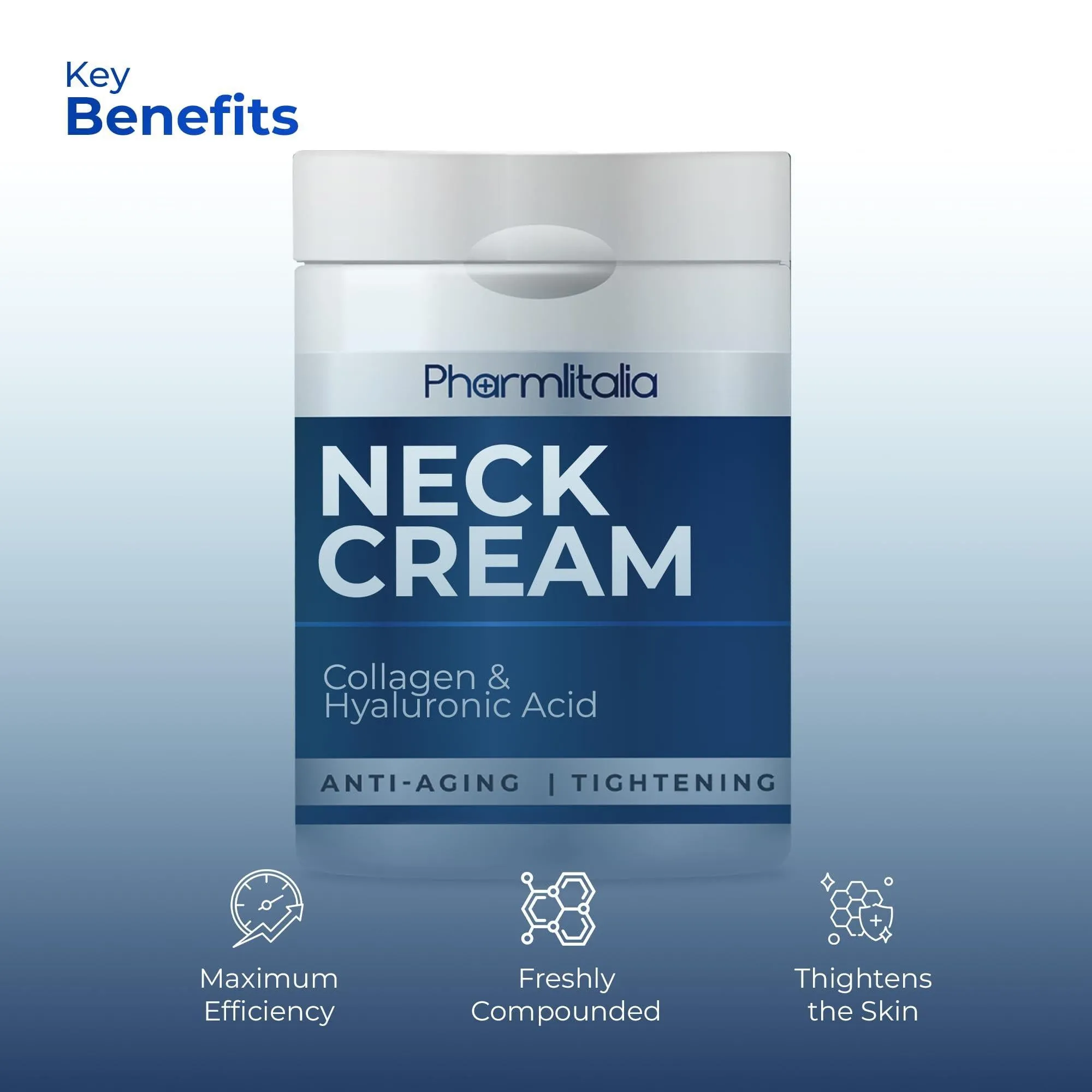 Neck Firming and Tightening Cream with Collagen Hyaluronic Acid Anti Age 4 Fl oz