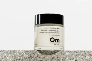 Om Organics | Kaolin   Coconut Milk Radiant Cleansing Balm