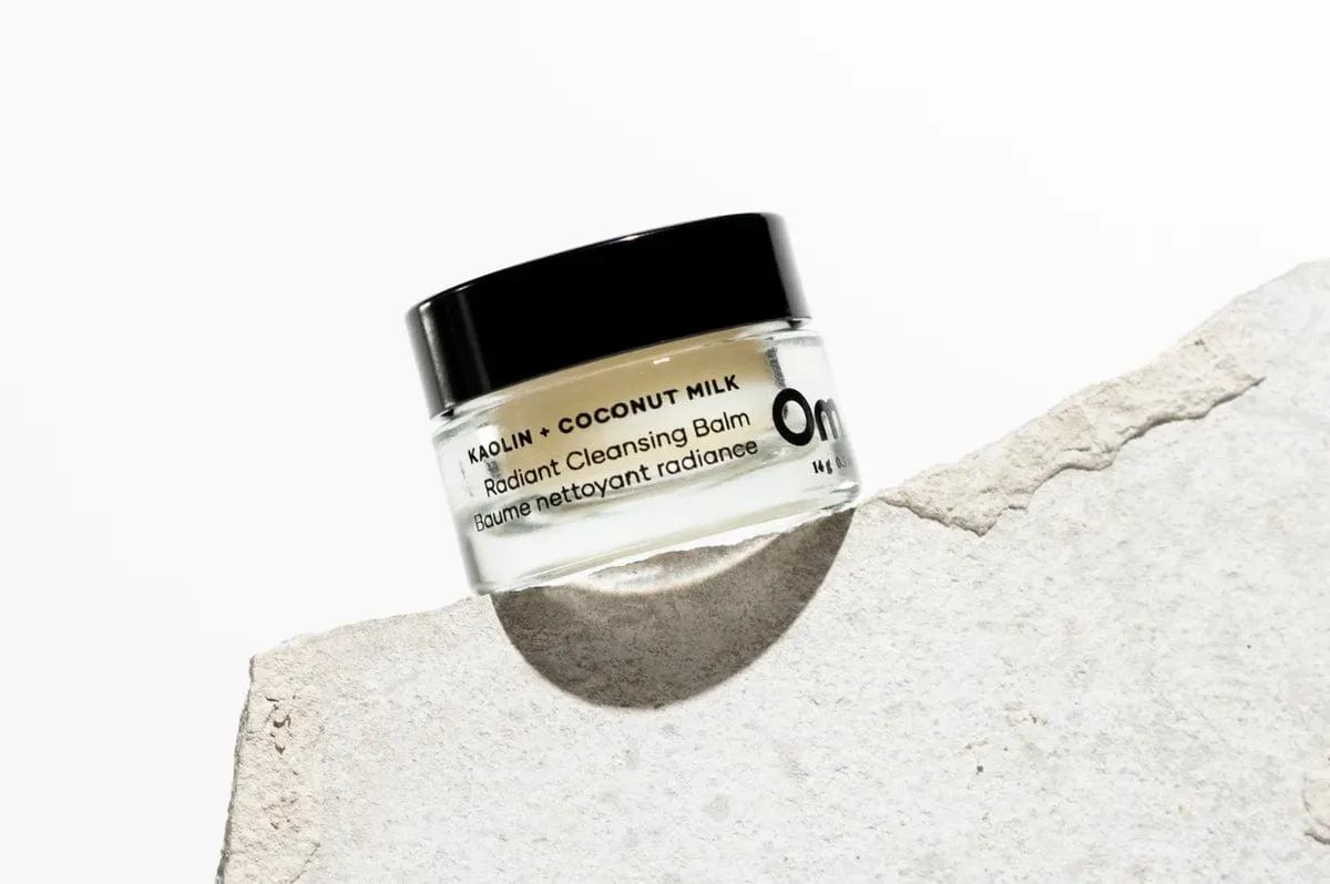 Om Organics | Kaolin   Coconut Milk Radiant Cleansing Balm