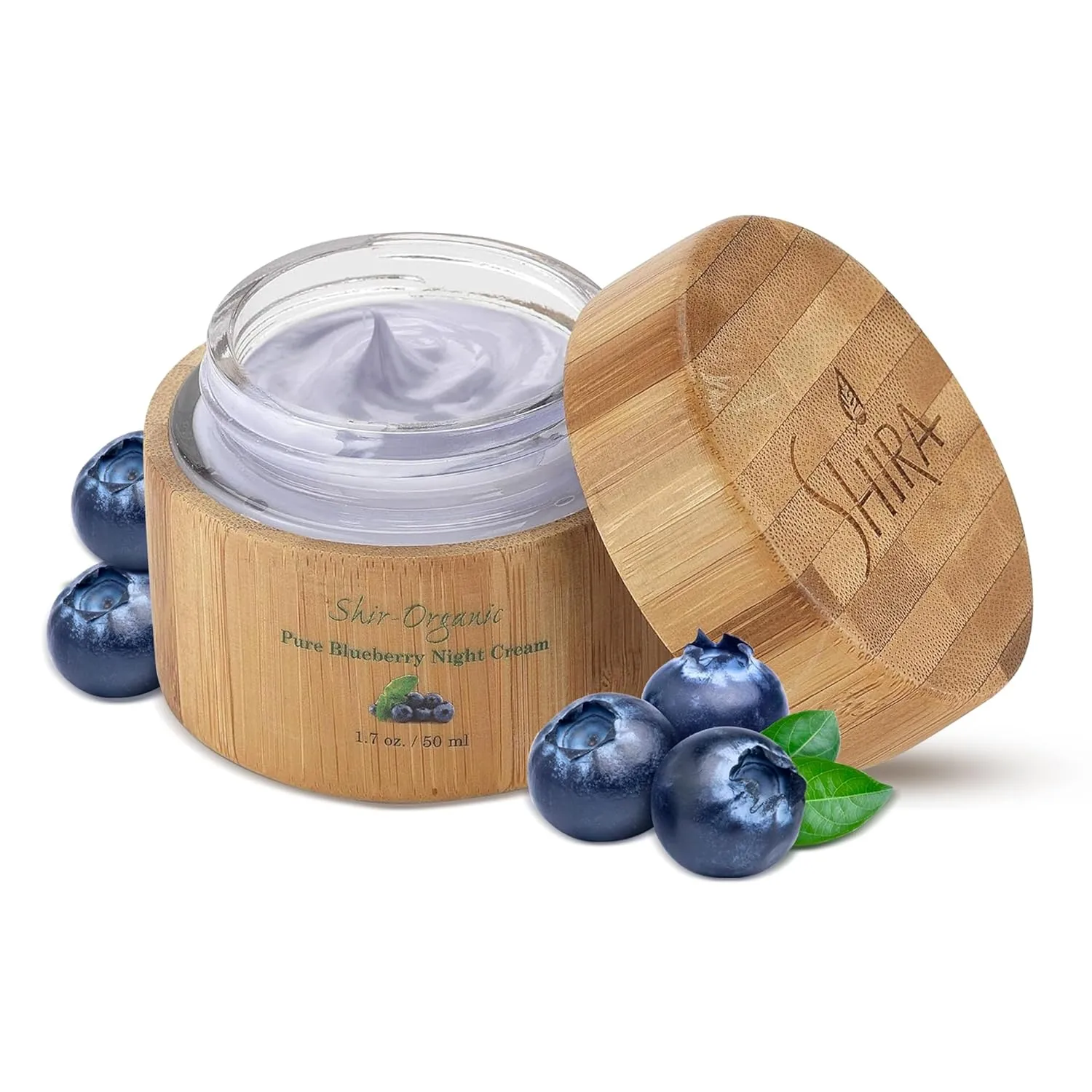 Organic Blueberry Night Cream for Nourished, Wrinkle-Free, Radiant Skin