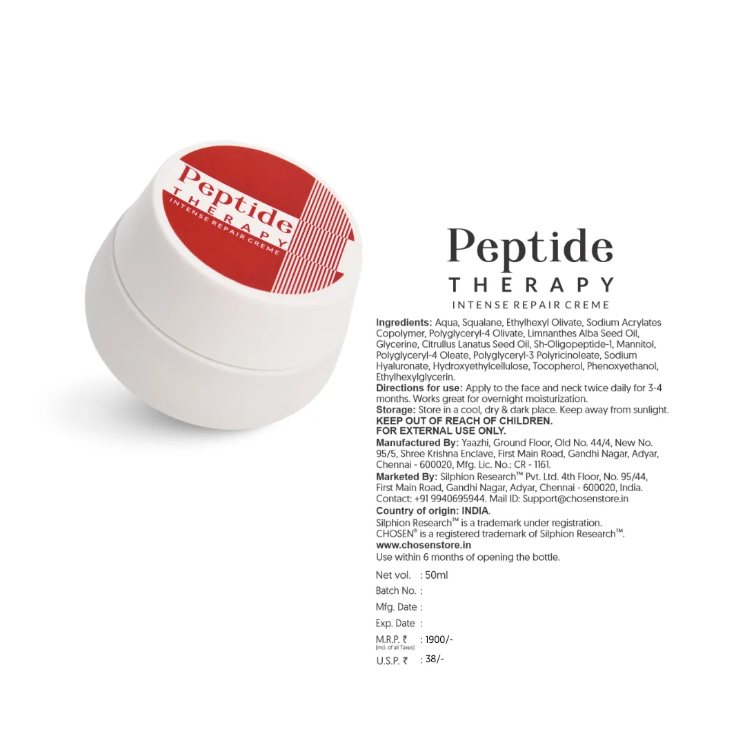 Peptide Therapy Intense Repair Creme