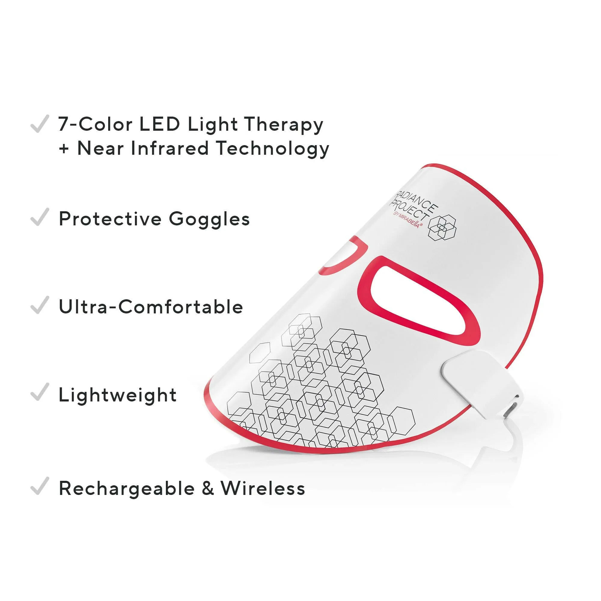 Phototherapy 7-Color LED Facial Mask with Near Infrared