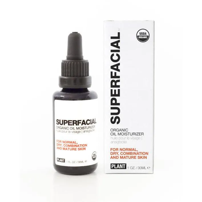 Plant Apothecary SuperFacial Organic Oil Moisturizer for Normal/Dry/Combination/Mature Skin