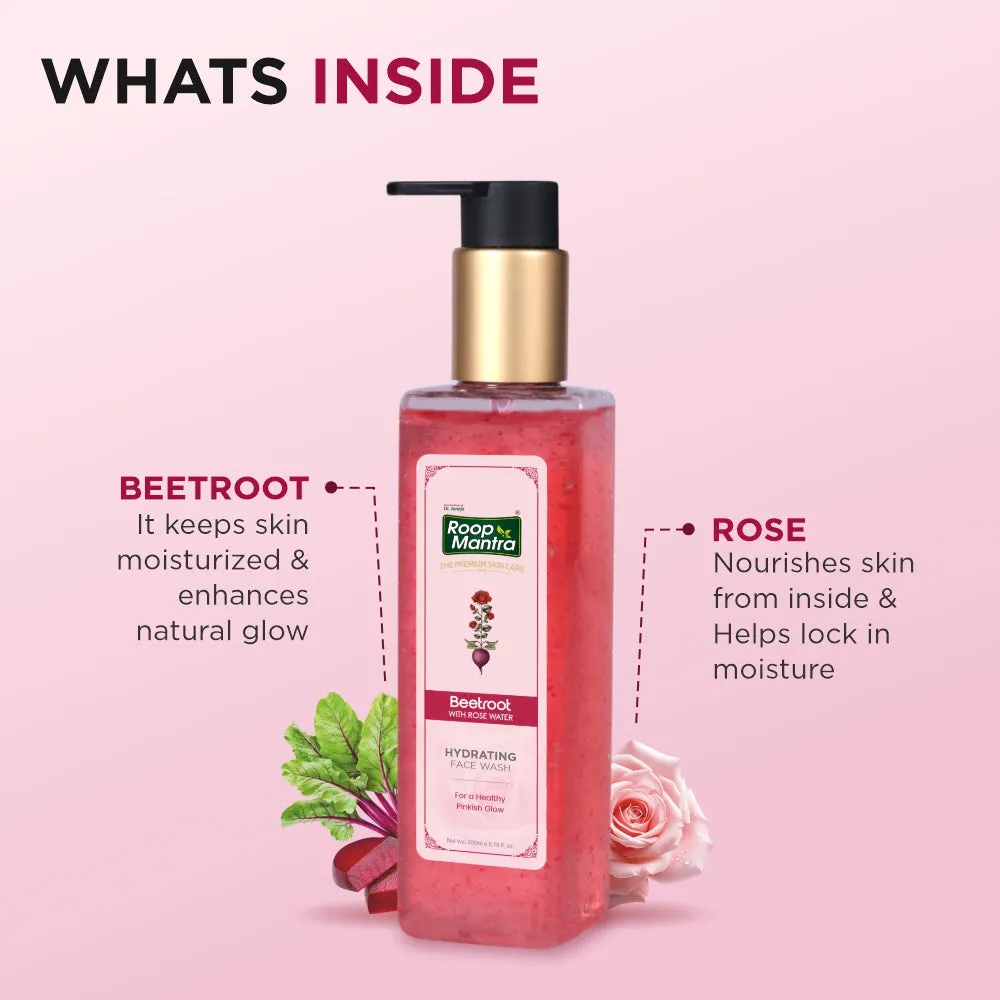 Roop Mantra Beetroot with Rose Water Face Wash - 200ml