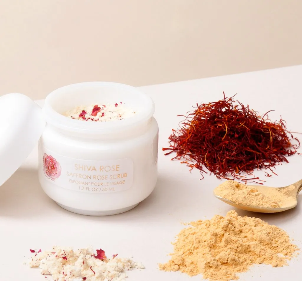 Saffron Rose Facial Scrub