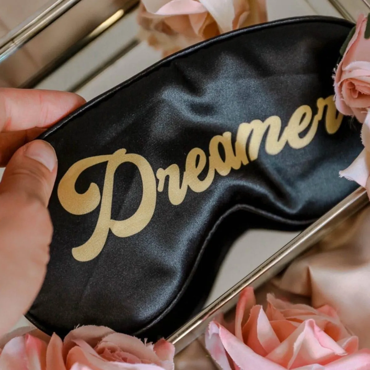 Satin Sleep Mask - Dreamer Print