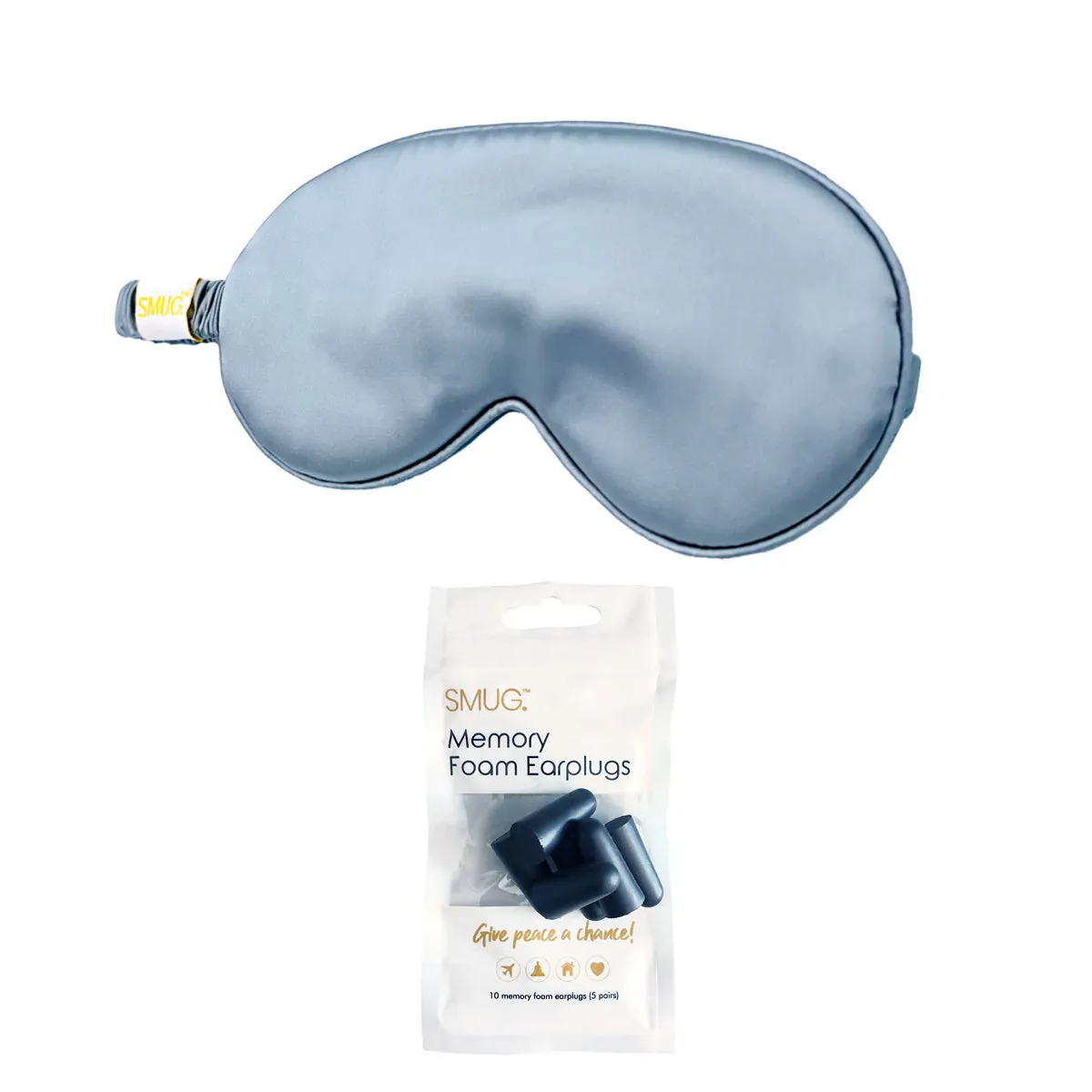 Satin Sleep Mask - Grey