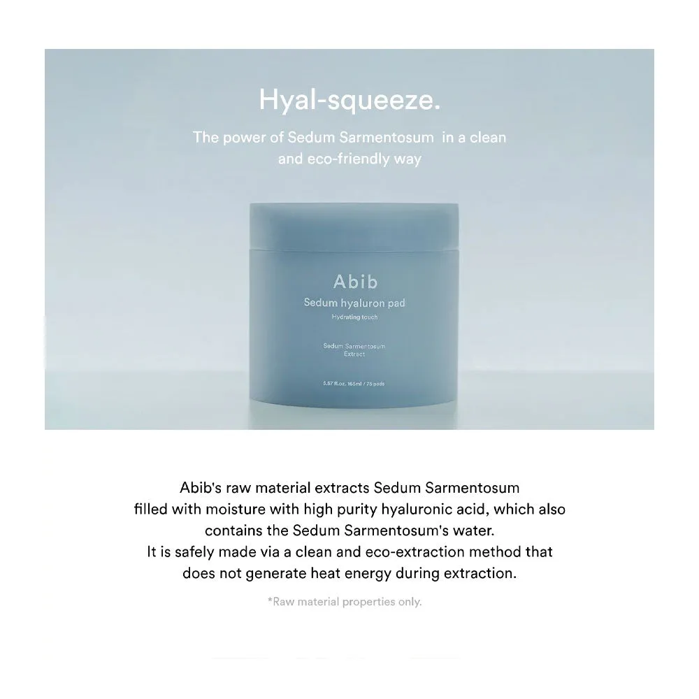 Sedum Hyaluron Pad Hydrating Touch