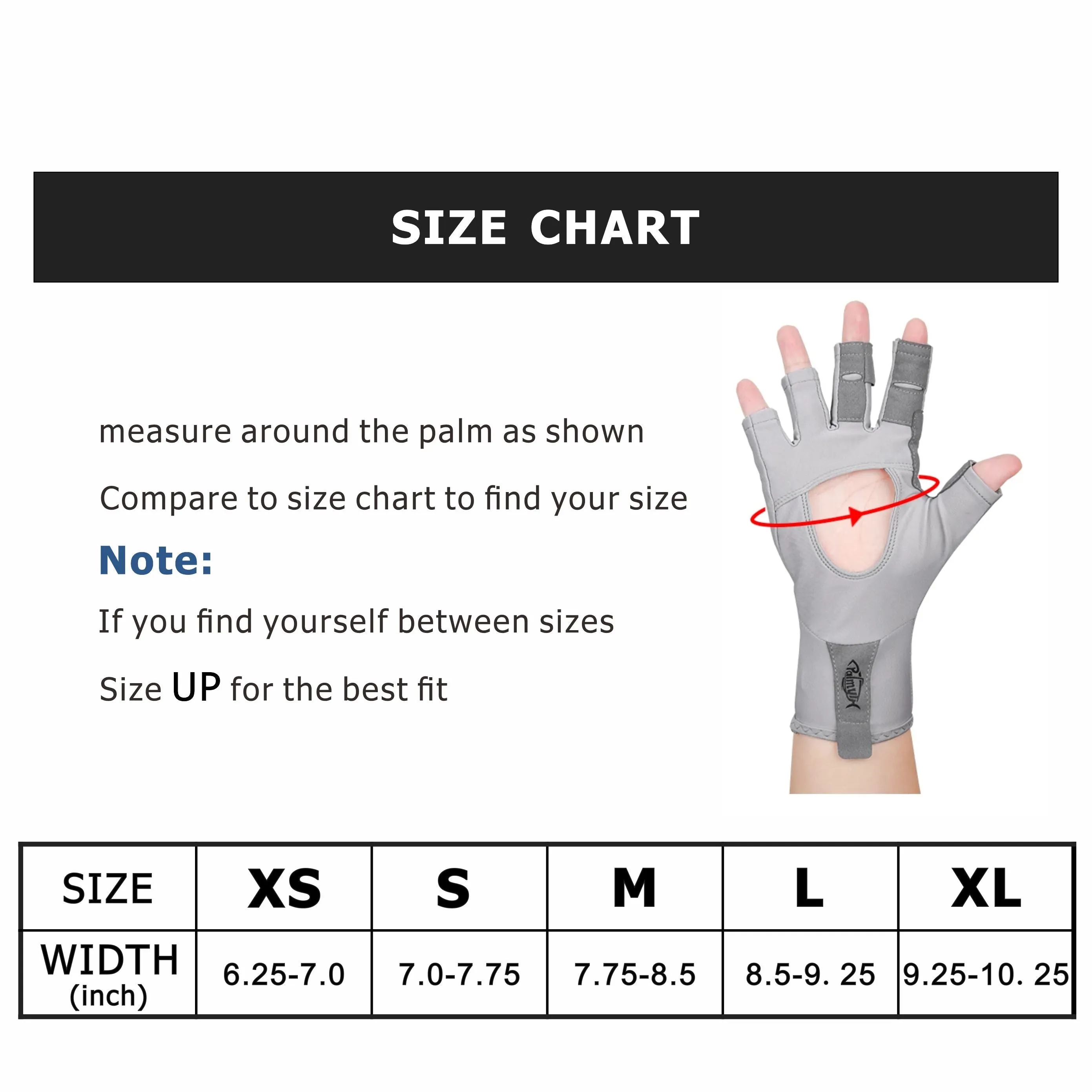 UV Protection Fingerless Gloves (Palmless)