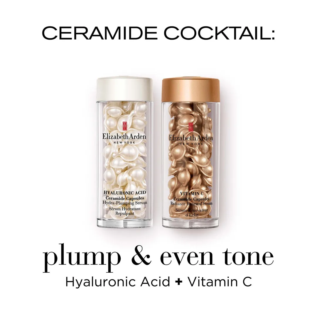 Vitamin C Ceramide Capsules Radiance Renewal Serum Set - 90-Piece